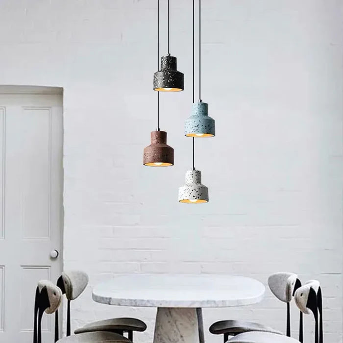 Suspension terrazzo minimaliste scandinave