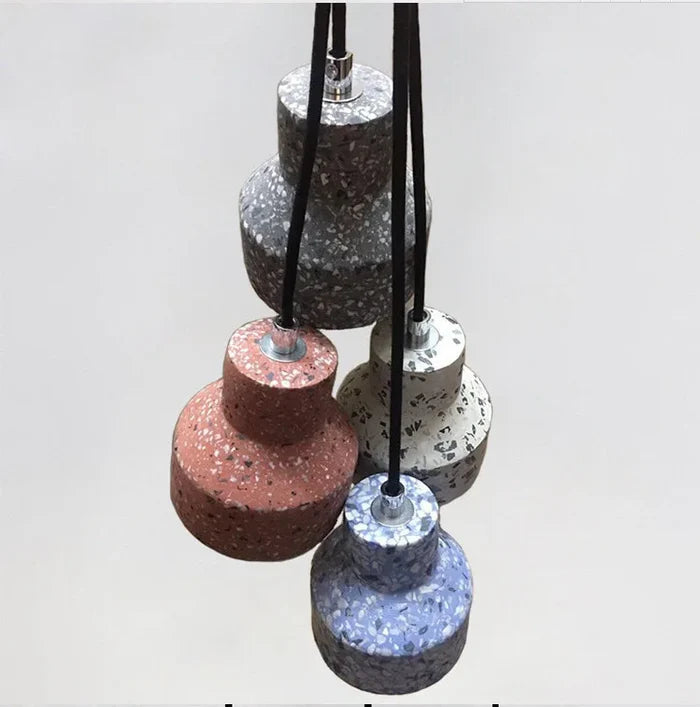 Suspension terrazzo minimaliste scandinave