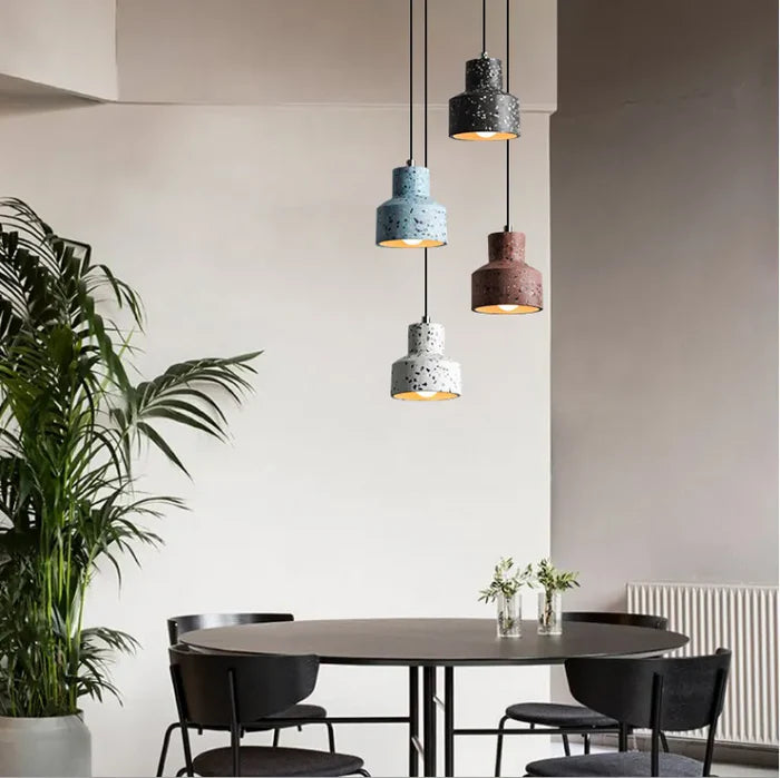 Suspension terrazzo minimaliste scandinave
