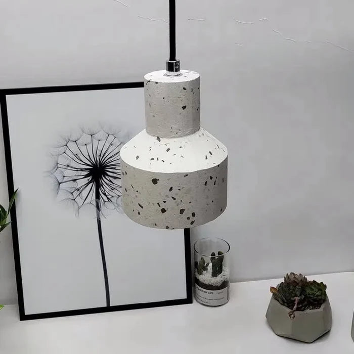 Suspension terrazzo minimaliste scandinave