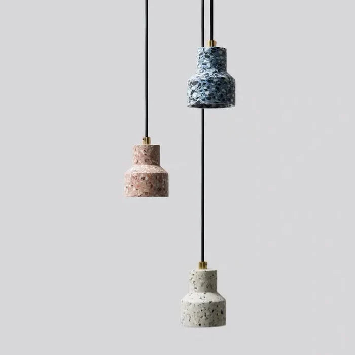 Suspension terrazzo minimaliste scandinave