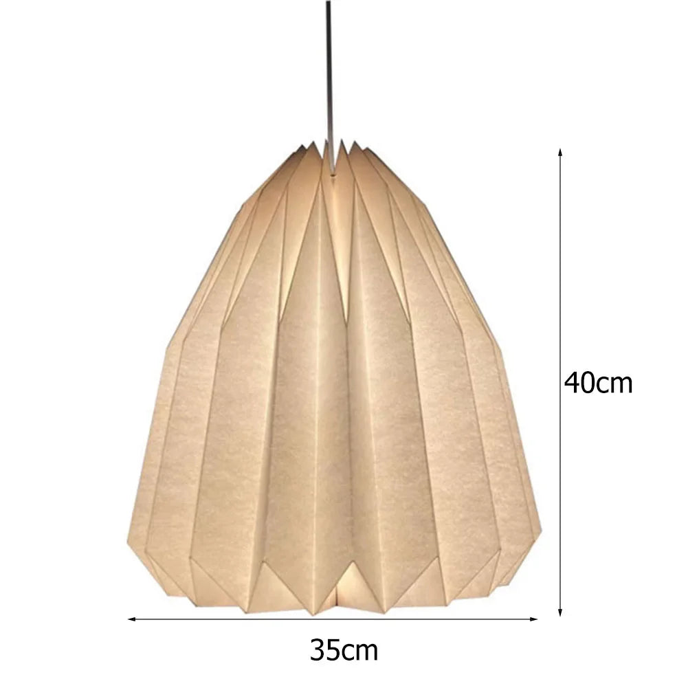 Suspension en papier style toupie origami vintage 3 (à split)