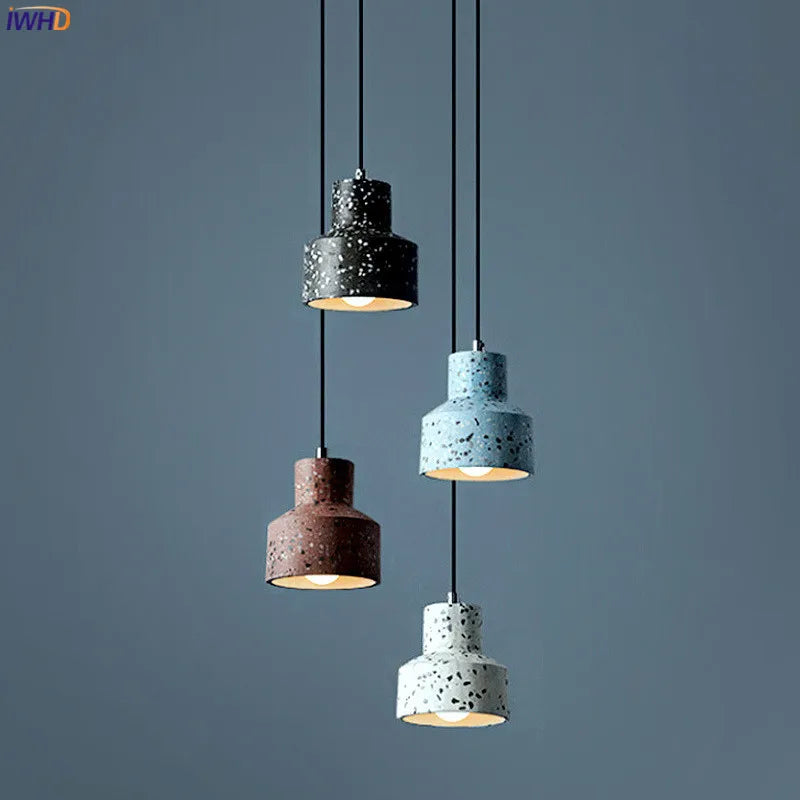 Suspension terrazzo minimaliste scandinave