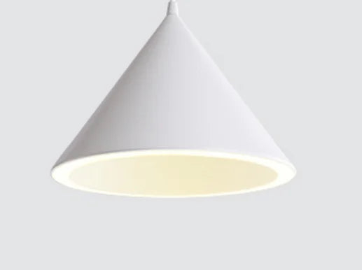 Suspension métal cône coloré design scandinave