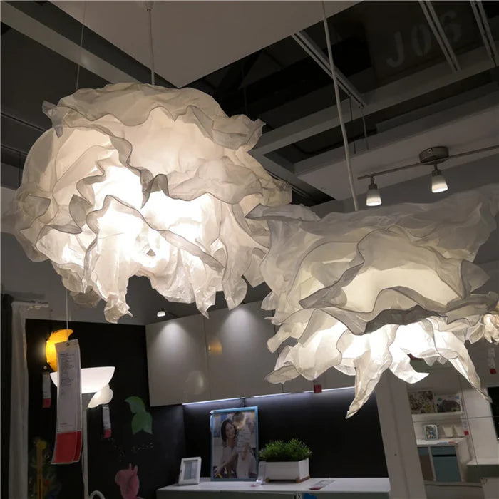 Suspension nuage en papier design vintage 1