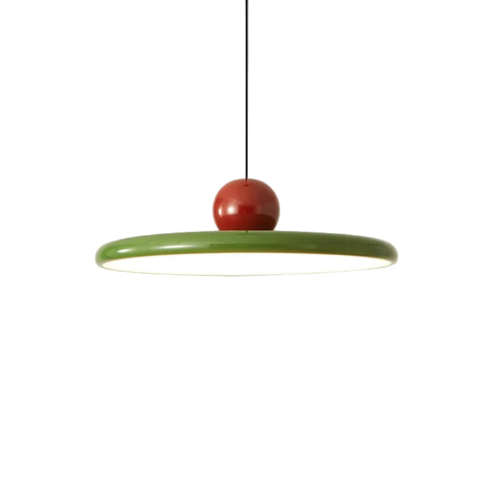Suspension vintage colorée plate boule