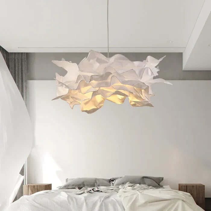 Suspension nuage en papier design vintage 1