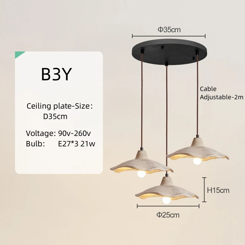 Suspension triangulaire terre cuite scandinave 5