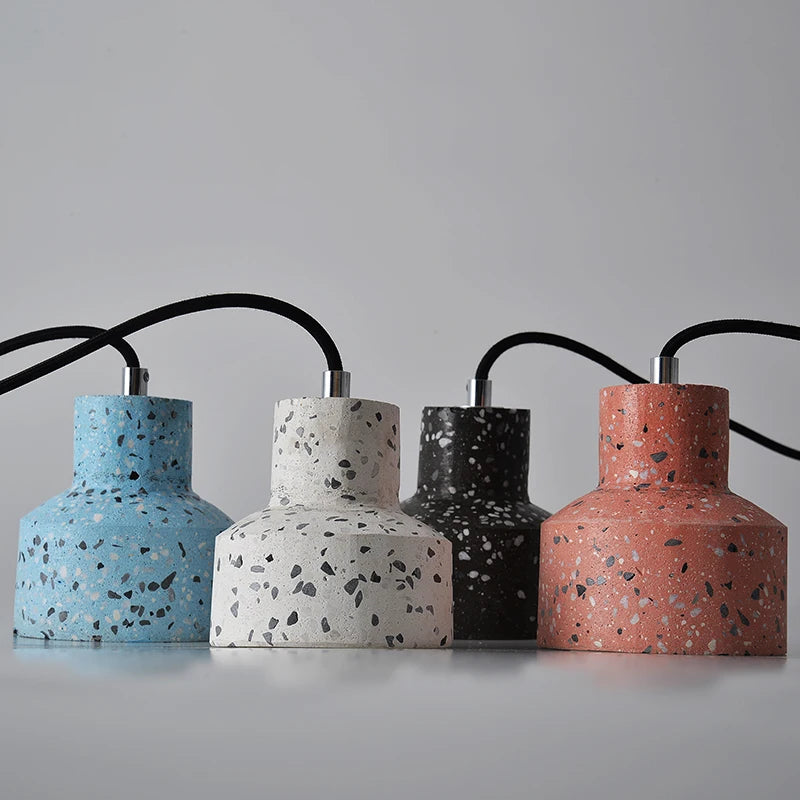 Suspension terrazzo minimaliste scandinave