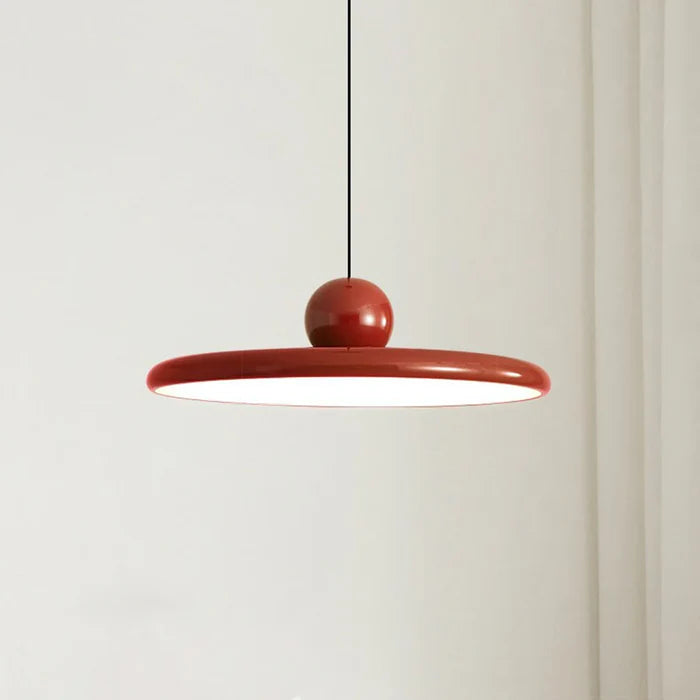 Suspension vintage colorée plate boule