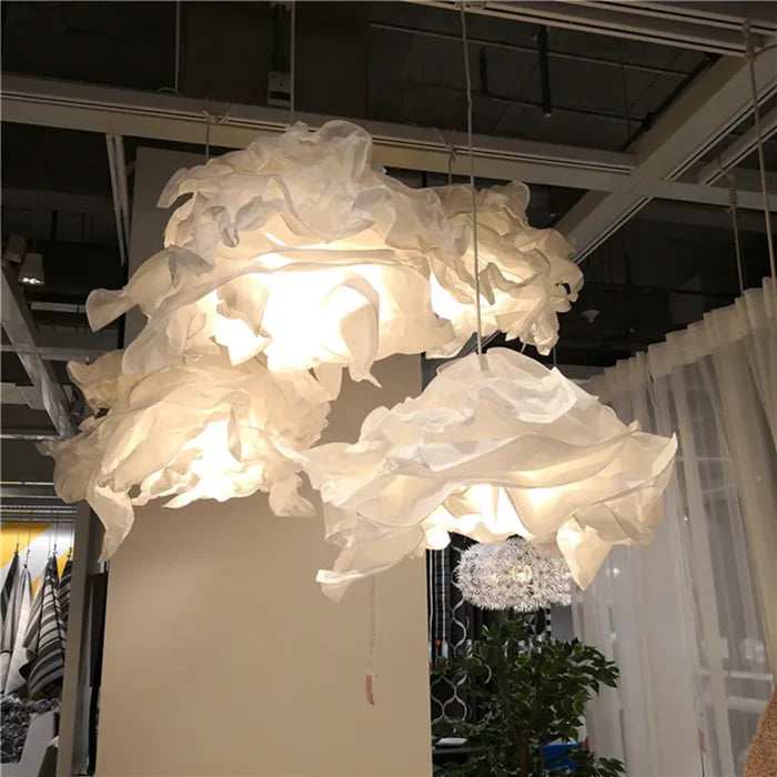 Suspension nuage en papier design vintage 1