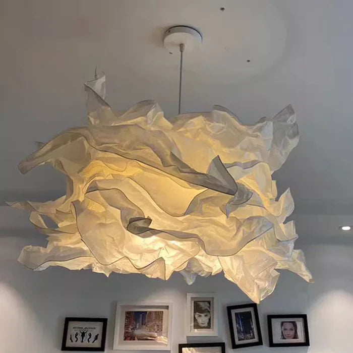 Suspension nuage en papier design vintage 1