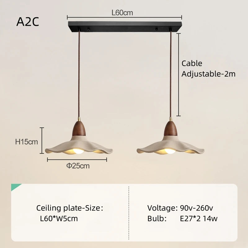 Suspension triangulaire terre cuite scandinave 5