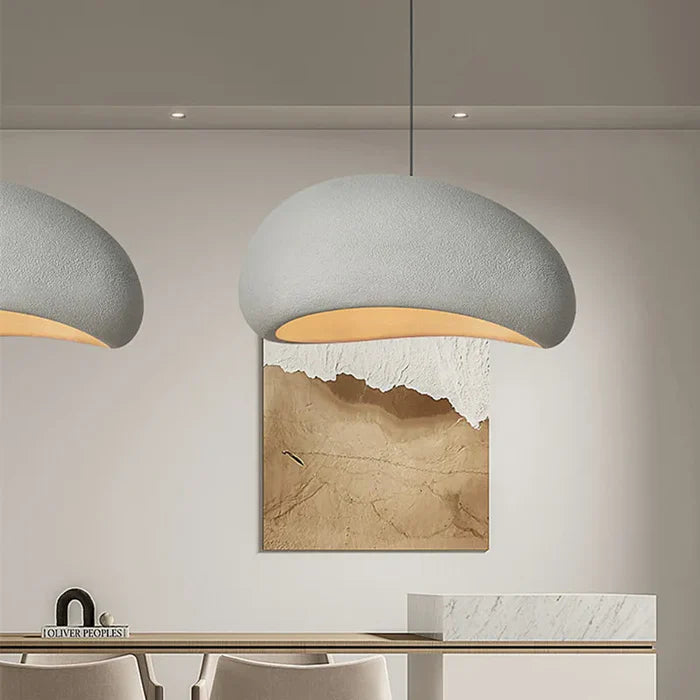 Suspension terre cuite cloche scandinave minimaliste 4