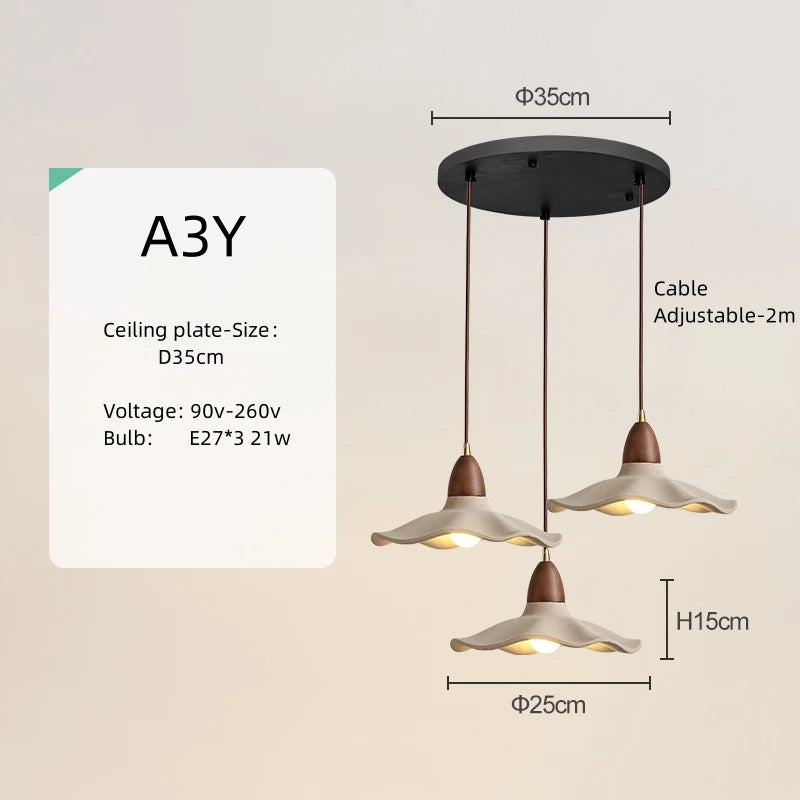 Suspension triangulaire terre cuite scandinave 5