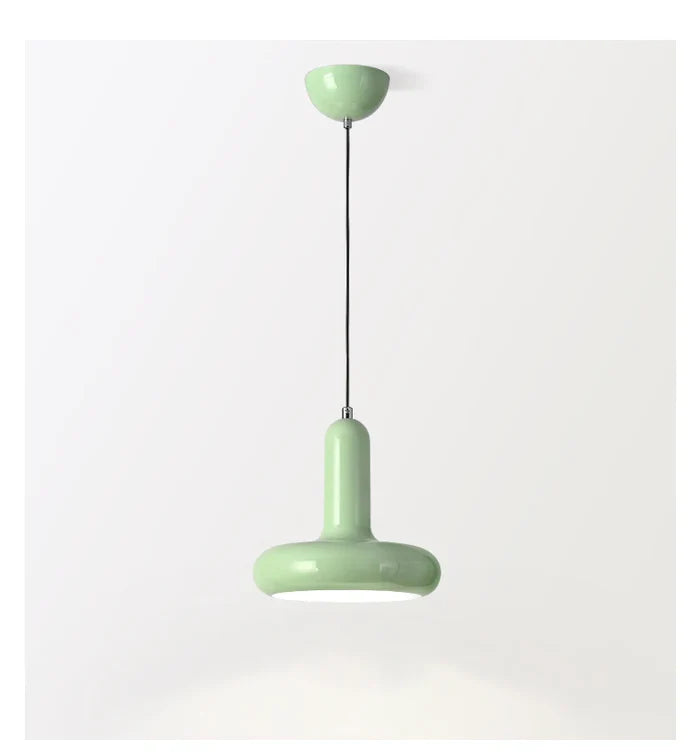 Suspension métal coloré design art déco 8
