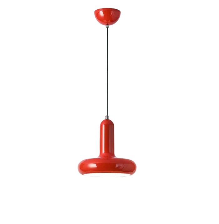 Suspension métal coloré design art déco 8