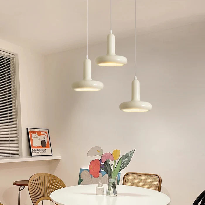 Suspension métal coloré design art déco 8