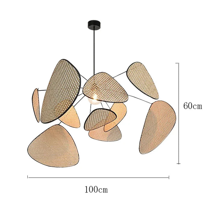 Suspension rotin cannage aérienne screen vintage 3
