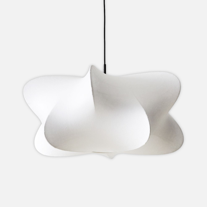 Suspension Nuage Élégante en Tissu de Soie Moderne