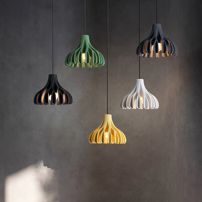 Suspension cloche pétales design scandinave