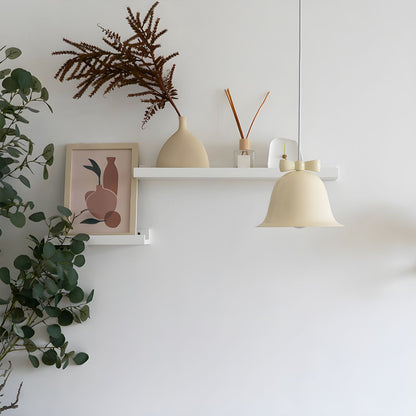 Suspension cloche en métal avec noeud design vintage