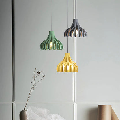 Suspension cloche pétales design scandinave