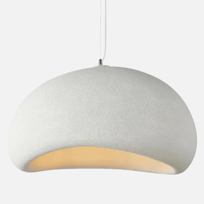 Suspension terre cuite cloche scandinave minimaliste