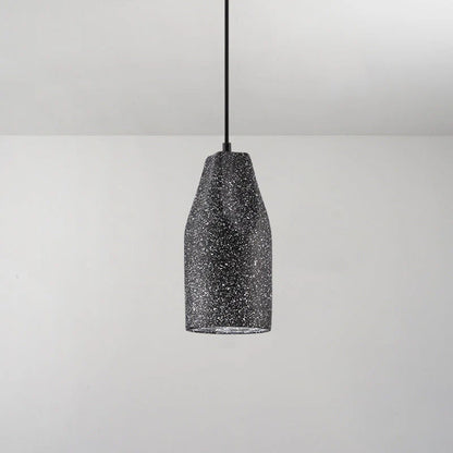 Suspension ciment terrazzo allongée déformée scandinave