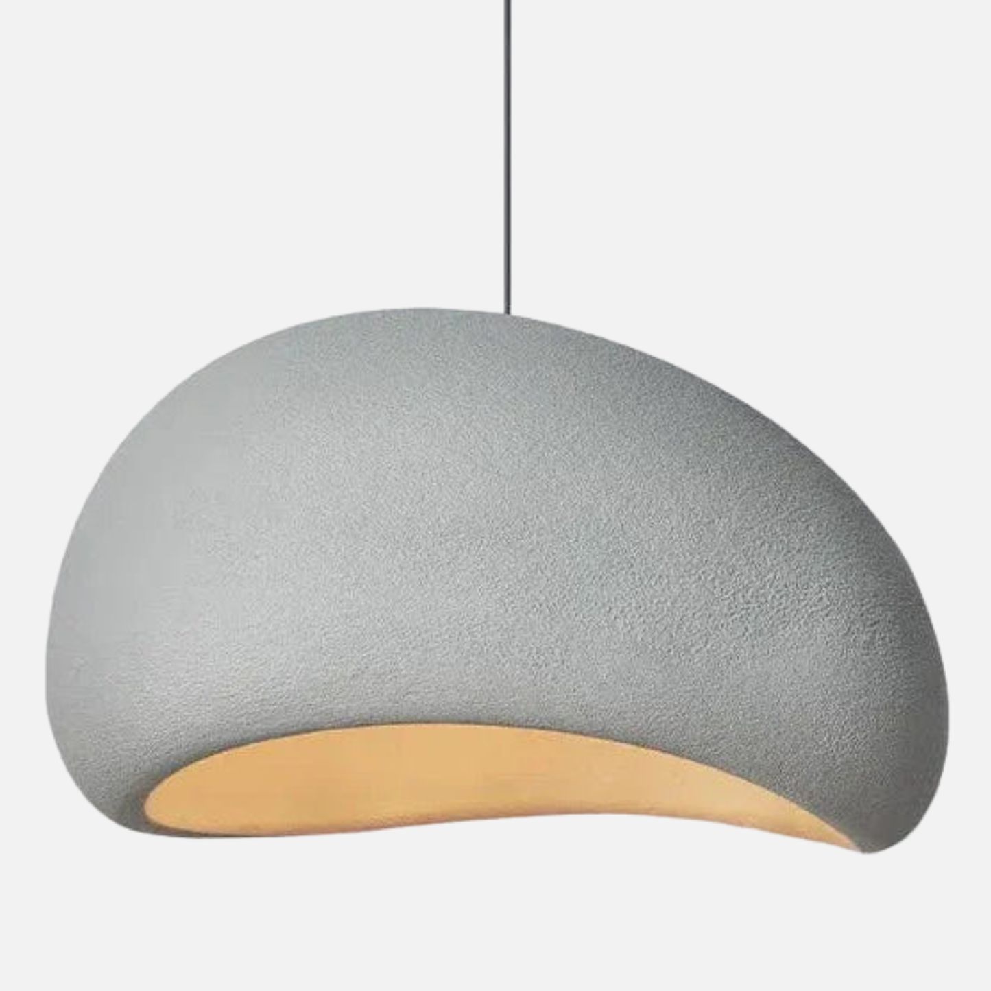 Suspension terre cuite cloche scandinave minimaliste