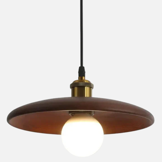 Suspension bois minimaliste design vintage scandinave