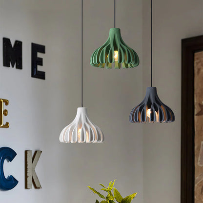 Suspension cloche pétales design scandinave