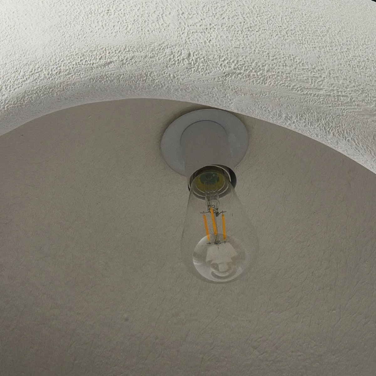 Suspension terre cuite cloche scandinave minimaliste