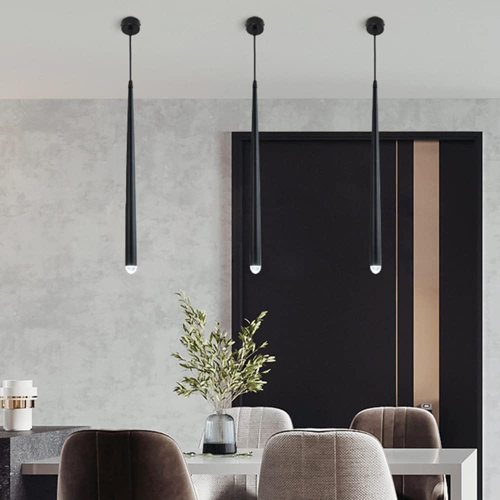 Suspension Conique Allongée en Cuivre Style Moderne Industriel