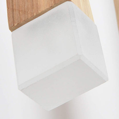 Suspension bois torche unique design scandinave