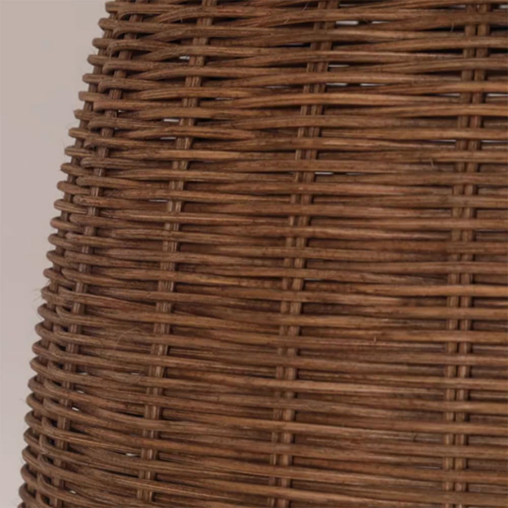 Suspension en osier tressé cloche style bohème