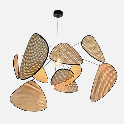 Suspension rotin cannage aérienne screen vintage