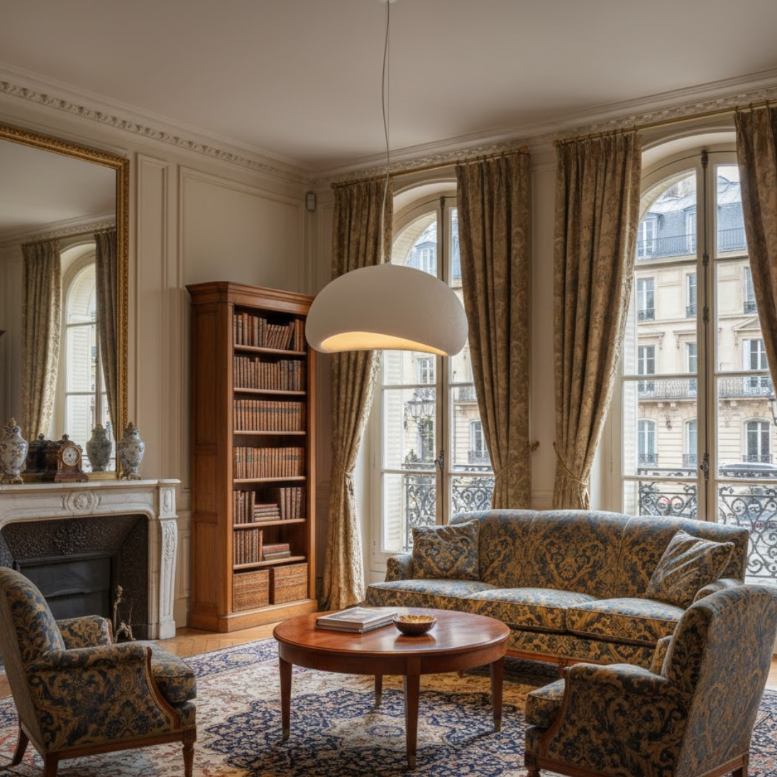 Suspension terre cuite cloche scandinave minimaliste