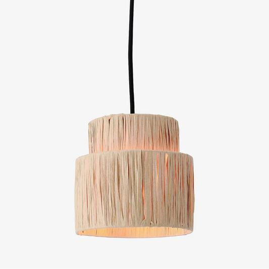 Suspension rotin moderne compacte double