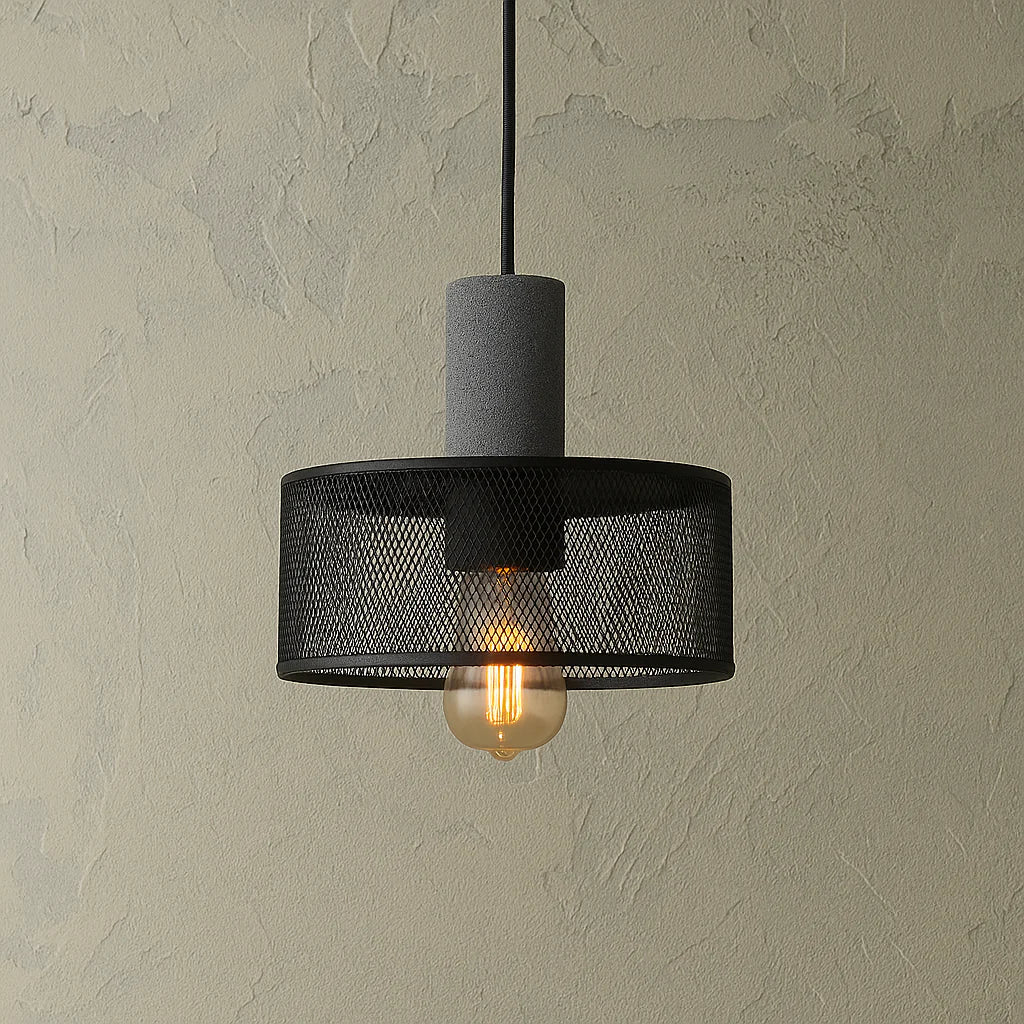 Suspension métal ciment industriel