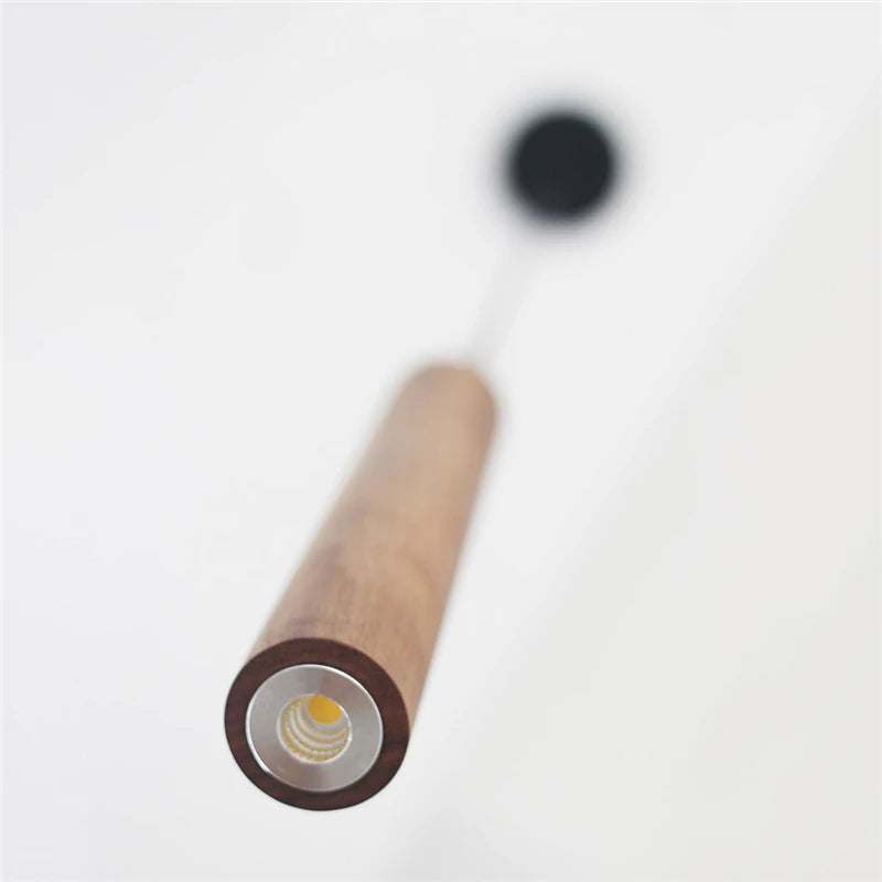 Suspension bois noyer cylindrique minimaliste design scandinave splitt page 3 et 15