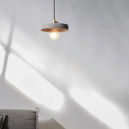 Suspension terrazzo cylindre plat industriel