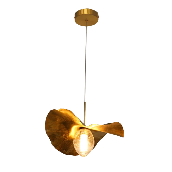 Suspension voile en cuivre doré design vintage 3.1
