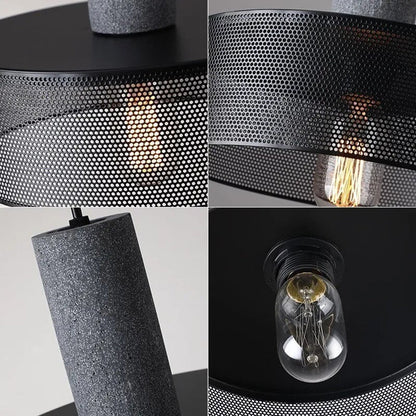 Suspension métal ciment industriel