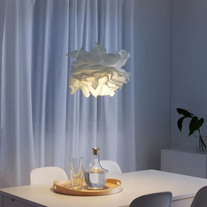 Suspension nuage en papier design vintage 1
