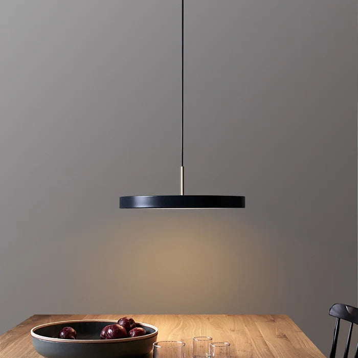 Suspension scandinave plat rond led