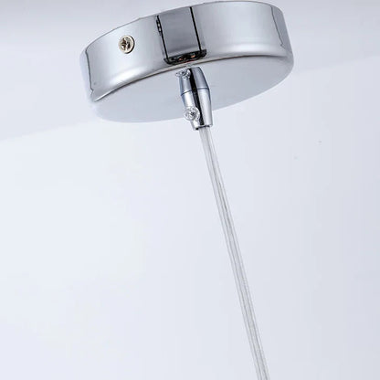 Suspension plate en verre design moderne