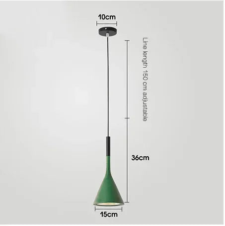 Suspension conique minimaliste scandinave 1.8