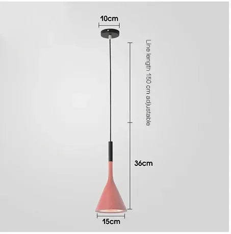 Suspension conique minimaliste scandinave 1.8