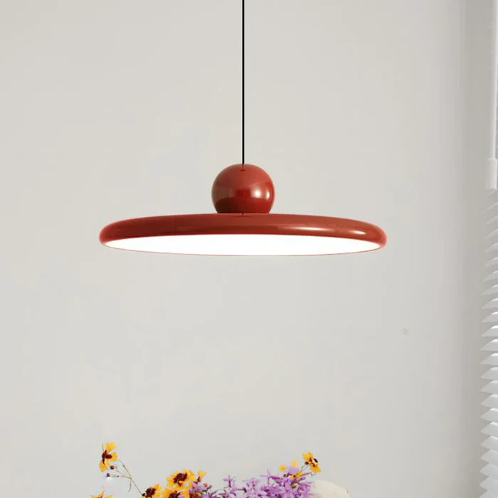 Suspension vintage colorée plate boule